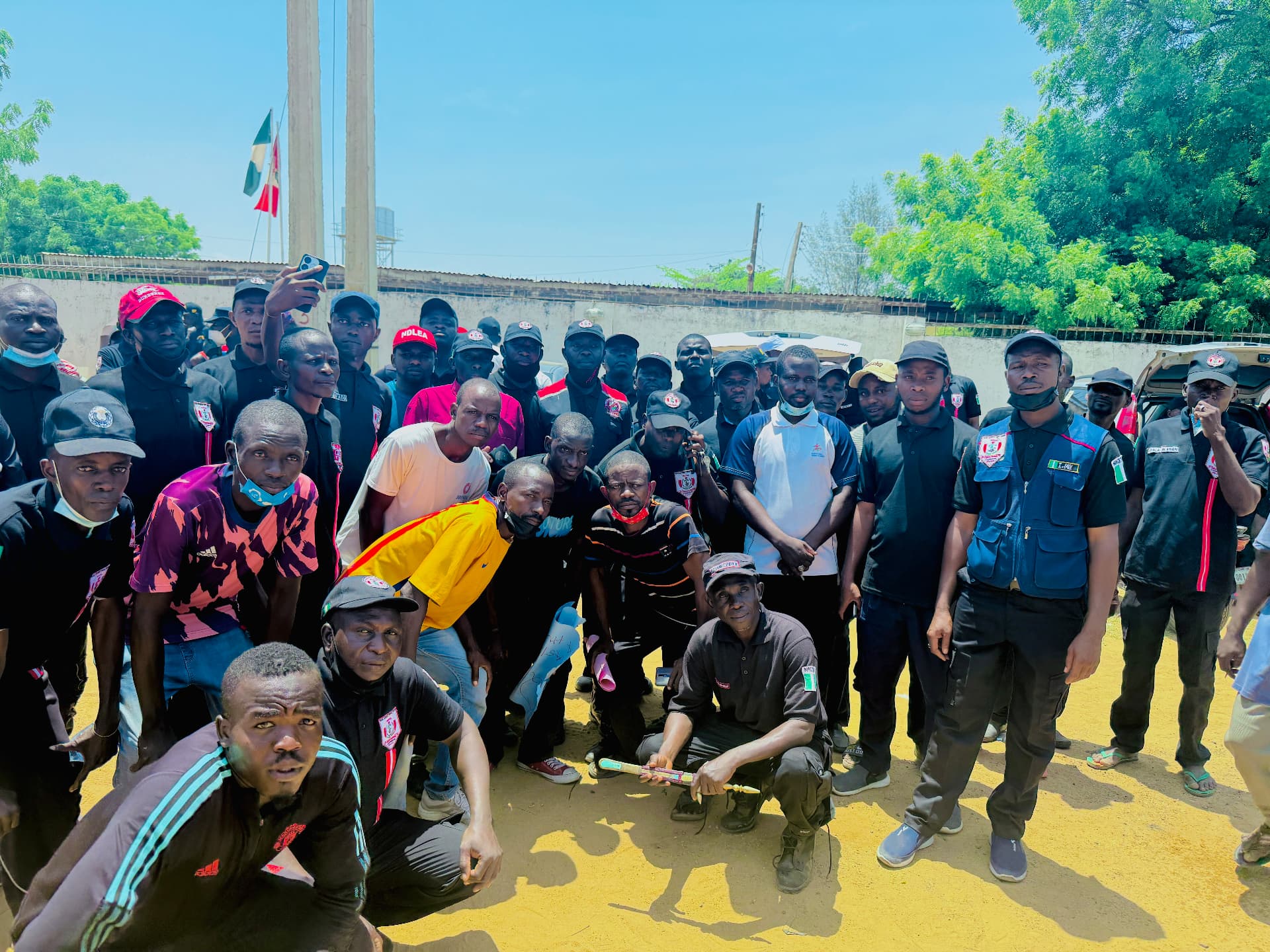 WADA Kano State Command personnel assembled during a statewide operation